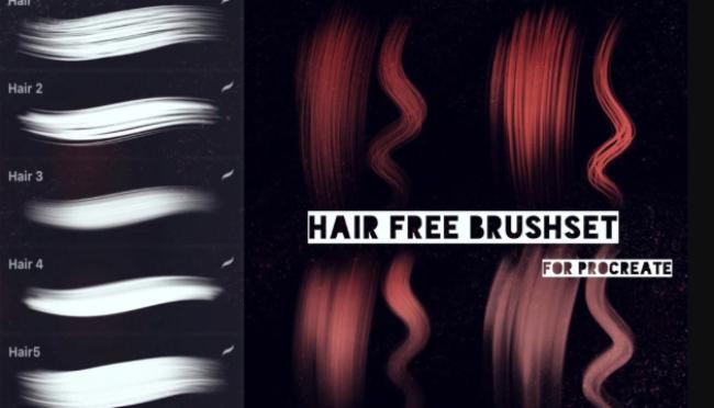 Free hair painting tools