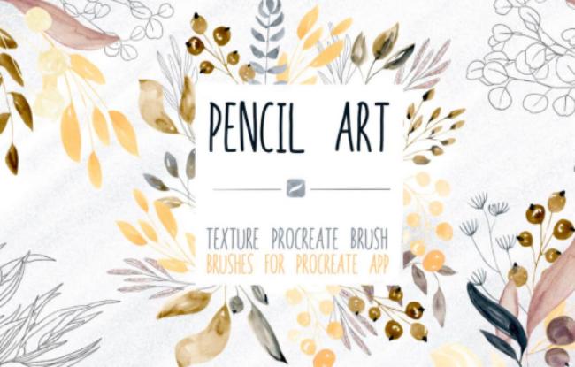 Free pencil art brushes