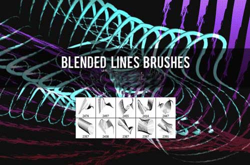 photoshop lines brushes