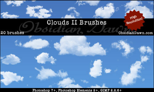 photoshop cloud brushes