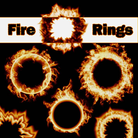 photoshop fire brushes