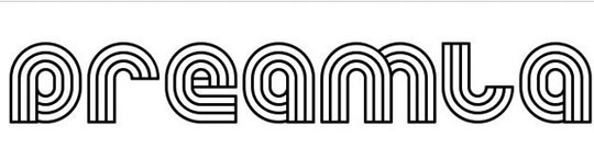 retro font