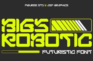 Bigs Robotic Font