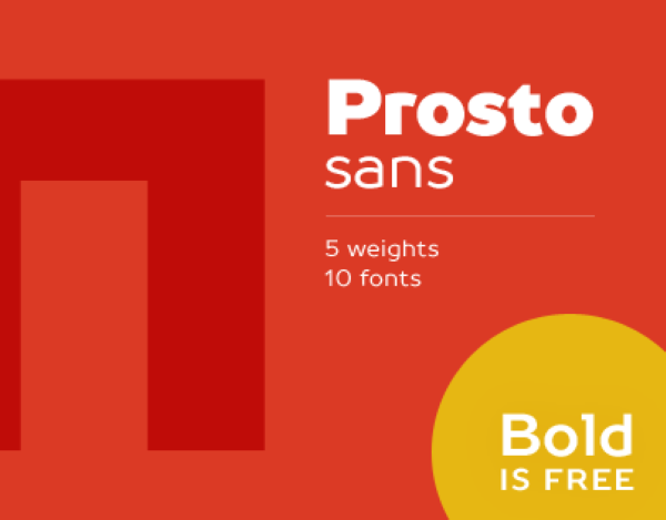 TT Prosto Sans Font